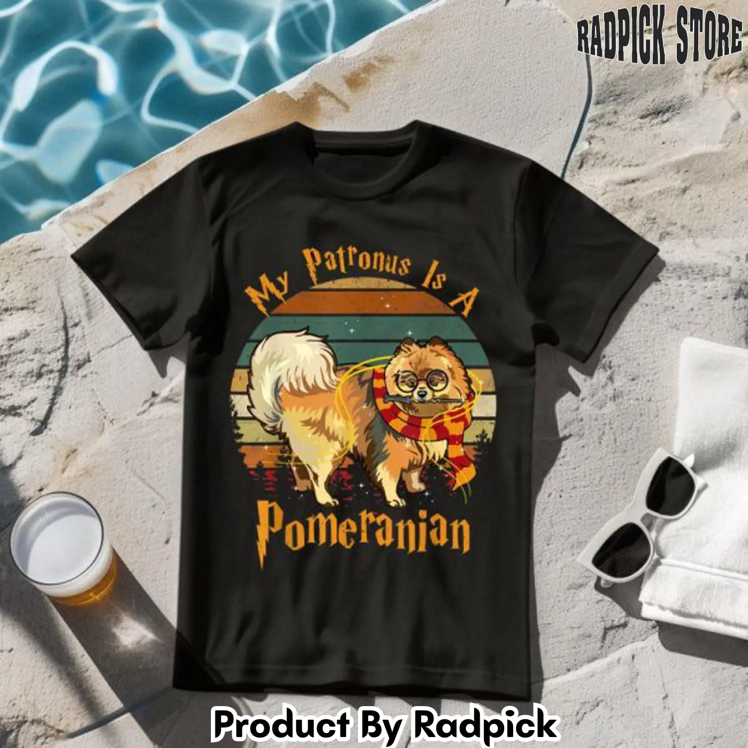 My patronus is a pomeranian dog tshirt rp2646299